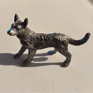 Silver Dog Figurine